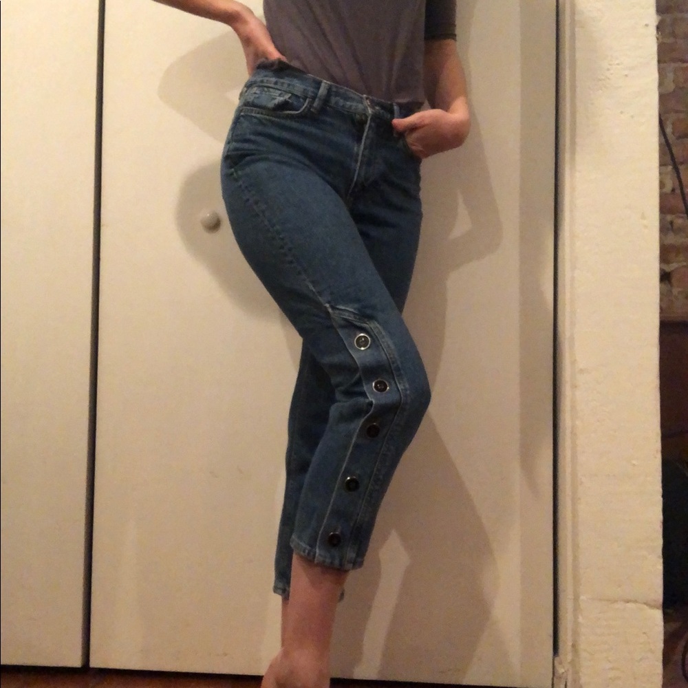 Jean with button detail